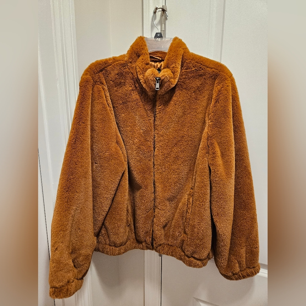 Cynthia Rowley Faux Fur Jacket